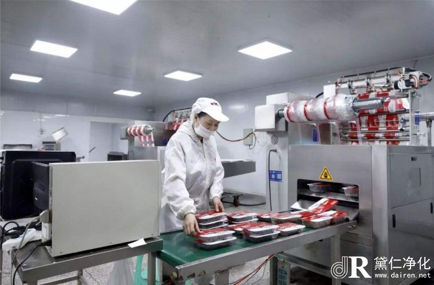 食品廠凈化車間中的細節(jié)